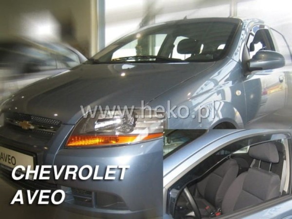 Ανεμοθραύστες Heko για Chevrolet Aveo / Kalos hatchback (2003-2017) 5 πορτο - 2 τμχ. εμπρός