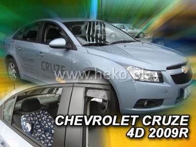 Ανεμοθραύστες Heko για Chevrolet Cruze (2009-2017) sedan - 4 τμχ. εμπρός και πίσω
