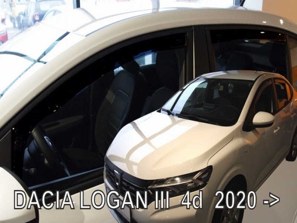 Ανεμοθραύστες Heko για Dacia Logan III (2020+) sedan - 4τμχ. εμπρός και πίσω