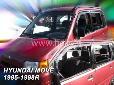 Ανεμοθραύστες Heko για Daihatsu Move (1995-1998) 5 πορτο - 4 τμχ. εμπρός και πίσω