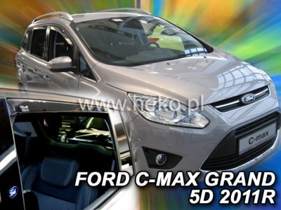 Ανεμοθραύστες Heko για Ford Focus Grand C-Max (2011+) 5 πορτο - 4 τμχ. εμπρός και πίσω
