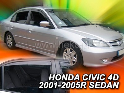 Ανεμοθραύστες Heko για Honda Civic VII (2001-2005) sedan - 4 τμχ. εμπρός και πίσω Ανεμοθραύστες Heko για Honda Civic VII (2001-2005) sedan - 4 τμχ. εμπρός και πίσω