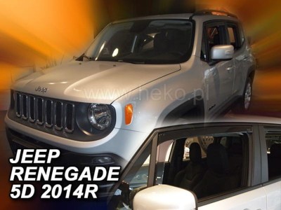 Ανεμοθραύστες Heko για Jeep Renegade (2014+) 5 πορτο - 2 τμχ. εμπρός