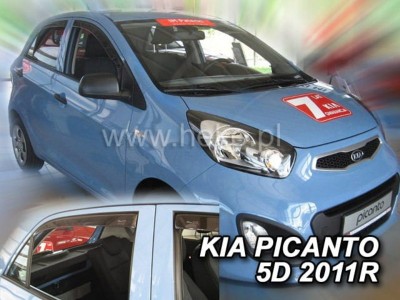 Ανεμοθραύστες Heko για Kia Picanto II (2011-2017) 5 πορτο - 4 τμχ. εμπρός και πίσω Ανεμοθραύστες Heko για Kia Picanto II (2011-2017) 5 πορτο - 4 τμχ. εμπρός και πίσω