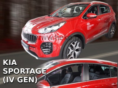 Ανεμοθραύστες Heko για Kia Sportage IV (2016-2021) 5 πορτο - 4 τμχ. εμπρός και πίσω