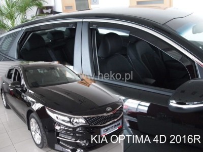 Ανεμοθραύστες Heko για Kia Optima IV (2015-2020) sedan - 4 τμχ. εμπρός και πίσω Ανεμοθραύστες Heko για Kia Optima IV (2015-2020) sedan - 4 τμχ. εμπρός και πίσω