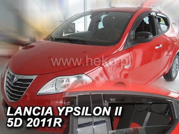 Ανεμοθραύστες Heko για Lancia Ypsilon (2011+) 5 πορτο - 4 τμχ. εμπρός και πίσω Ανεμοθραύστες Heko για Lancia Ypsilon (2011+) 5 πορτο - 4 τμχ. εμπρός και πίσω