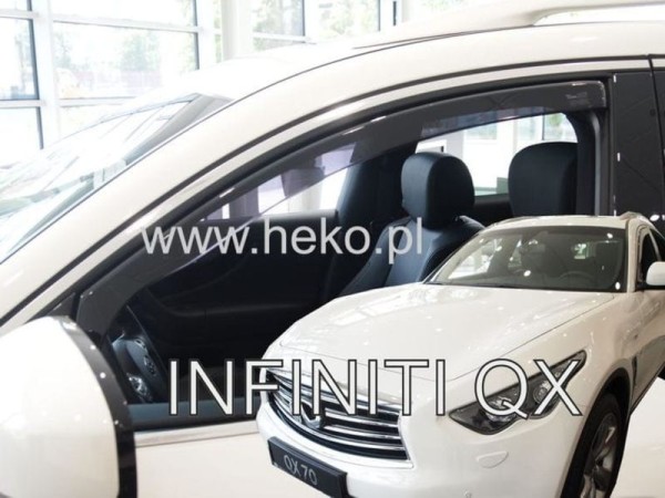 Ανεμοθραύστες Heko για Infiniti FX/QX70 (2008-2017) 5 πορτο - 2 τμχ. εμπρός Ανεμοθραύστες Heko για Infiniti FX/QX70 (2008-2017) 5 πορτο - 2 τμχ. εμπρός