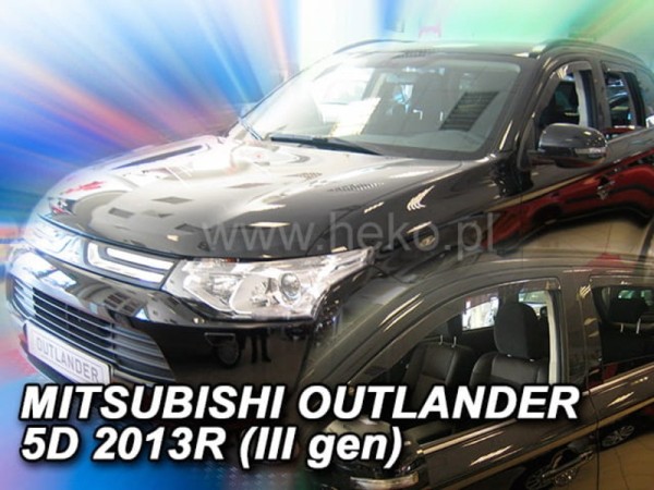 Ανεμοθραύστες Heko για Mitsubishi Outlander III (2012-2021) - 4 τμχ. εμπρός και πίσω Ανεμοθραύστες Heko για Mitsubishi Outlander III (2012-2021) - 4 τμχ. εμπρός και πίσω