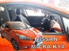 Ανεμοθραύστες Heko για Nissan Micra Κ14 (2017-2023) 5 πορτο - 2 τμχ. εμπρός