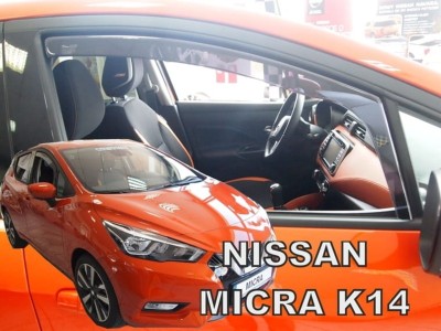 Ανεμοθραύστες Heko για Nissan Micra Κ14 (2017-2023) 5 πορτο - 2 τμχ. εμπρός