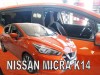 Ανεμοθραύστες Heko για Nissan Micra Κ14 (2017-2023) 5 πορτο - 4 τμχ. εμπρός και πίσω