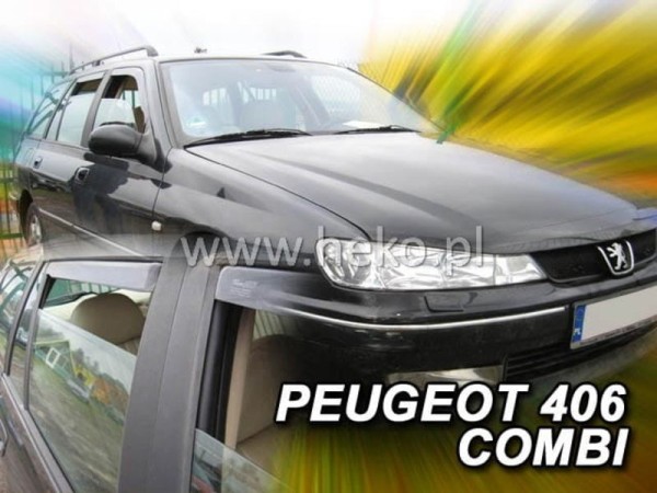 Ανεμοθραύστες Heko για Peugeot 406 (1995+) combi - 4 τμχ. εμπρός και πίσω
