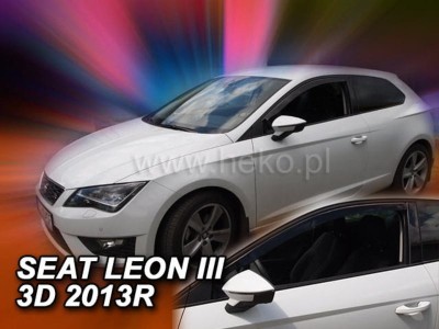 Ανεμοθραύστες Heko για Seat Leon III 3 πορτο (2013-2020) - 2 τμχ Ανεμοθραύστες Heko για Seat Leon III 3 πορτο (2013-2020) - 2 τμχ