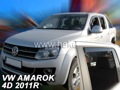 Ανεμοθραύστες Heko για VW Amarok I (2009-2020) - 4 τμχ εμπρός και πίσω
