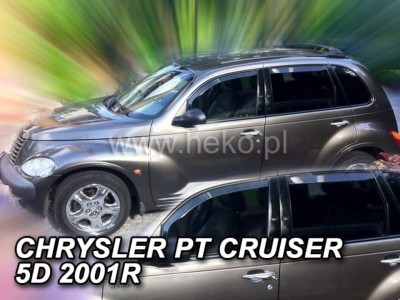 Ανεμοθραύστες Heko για Chrysler PT Cruiser (2001+) 5 πορτο - 4 τμχ. εμπρός και πίσω