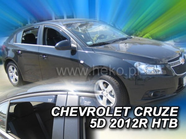 Ανεμοθραύστες Heko για Chevrolet Cruze (2009-2017) hatchback - 4 τμχ. εμπρός και πίσω Ανεμοθραύστες Heko για Chevrolet Cruze (2009-2017) hatchback - 4 τμχ. εμπρός και πίσω