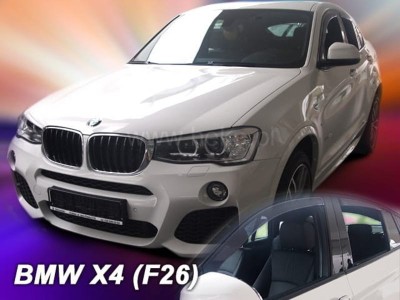 Ανεμοθραύστες Heko για BMW X4 F26 (2013-2018) - 4 τμχ. εμπρός και πίσω Ανεμοθραύστες Heko για BMW X4 F26 (2013-2018) - 4 τμχ. εμπρός και πίσω