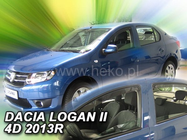 Ανεμοθραύστες Heko για Dacia Logan II (2013-2020) sedan - 4 τμχ. εμπρός και πίσω Ανεμοθραύστες Heko για Dacia Logan II (2013-2020) sedan - 4 τμχ. εμπρός και πίσω