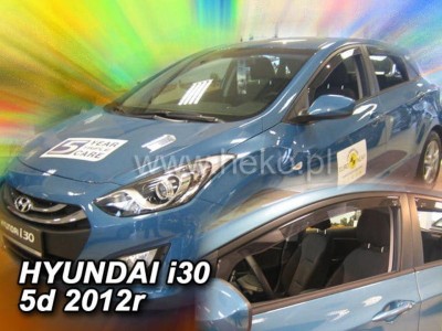 Ανεμοθραύστες Heko για Hyundai i30 II (2012-2017) 5 πορτο - 2 τμχ. εμπρός Ανεμοθραύστες Heko για Hyundai i30 II (2012-2017) 5 πορτο - 2 τμχ. εμπρός