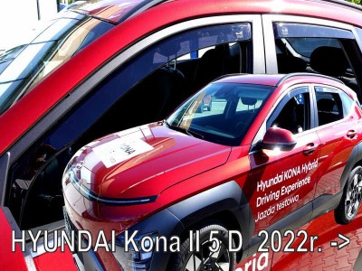 Ανεμοθραύστες Heko για Hyundai Kona II (2023+) - 4τμχ. εμπρός και πίσω
