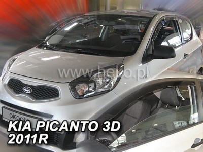 Ανεμοθραύστες Heko για Kia Picanto II (2011-2017) 3 πορτο - 2 τμχ. Ανεμοθραύστες Heko για Kia Picanto II (2011-2017) 3 πορτο - 2 τμχ.
