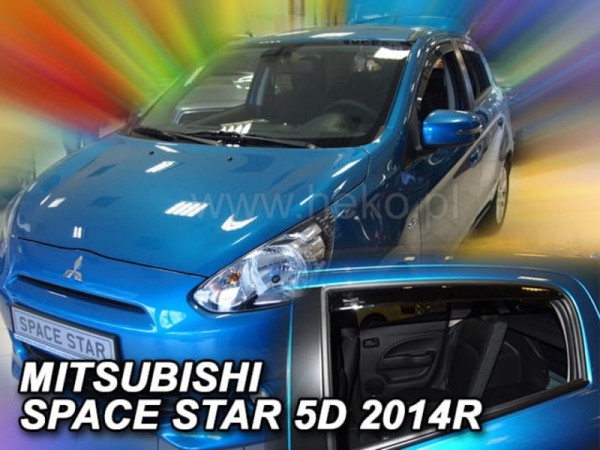 Ανεμοθραύστες Heko για Mitsubishi Space Star (2014+) 5 πορτο - 4 τμχ. εμπρός και πίσω Ανεμοθραύστες Heko για Mitsubishi Space Star (2014+) 5 πορτο - 4 τμχ. εμπρός και πίσω
