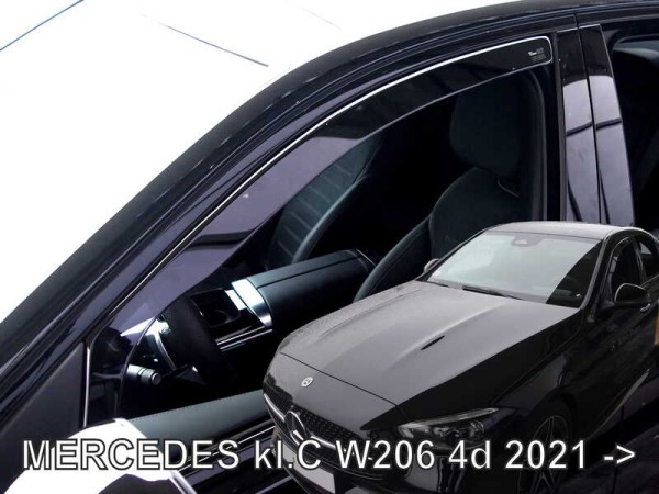 Ανεμοθραύστες Heko για Mercedes C W206 4D (2021+) - 2 τμχ. εμπρός