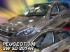 Ανεμοθραύστες Heko για Peugeot 308 II combi (2013-2021) - 4 τμχ. εμπρός και πίσω