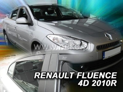 Ανεμοθραύστες Heko για Renault Fluence (2009-2016) 4 πορτο - 4 τμχ. εμπρός και πίσω