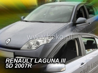 Ανεμοθραύστες Heko για Renault Laguna III hatchback (2007-2015) - 4 τμχ εμπρός και πίσω
