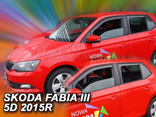 Ανεμοθραύστες Heko για Skoda Fabia III hatchback, combi (2014+) ( Long) - 4 τμχ εμπρός και πίσω Ανεμοθραύστες Heko για Skoda Fabia III hatchback, combi (2014+) ( Long) - 4 τμχ εμπρός και πίσω
