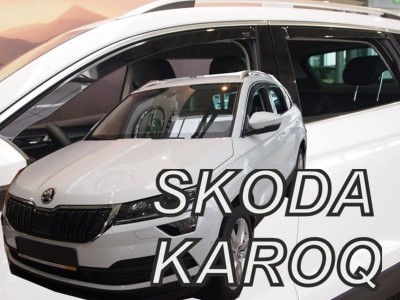 Ανεμοθραύστες Heko για Skoda Karoq I (2017+) - 4 τμχ εμπρός και πίσω Ανεμοθραύστες Heko για Skoda Karoq I (2017+) - 4 τμχ εμπρός και πίσω
