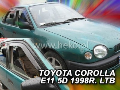 Ανεμοθραύστες Heko για Toyota Corolla VIII 4/5 πορτο (1997-2001) - 2 τμχ. εμπρός