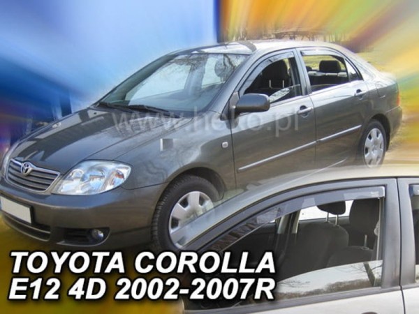 Ανεμοθραύστες Heko για Toyota Corolla IX 4/5 πορτο (2002-2007) - 2 τμχ εμπρός