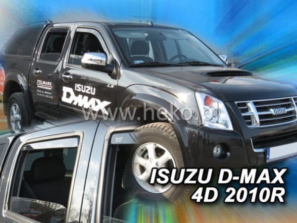 Ανεμοθραύστες Heko για Isuzu D-Max I (2006-2012) 4 πορτο / Great Wall Steed 3, 5 - 4 τμχ. εμπρός και πίσω
