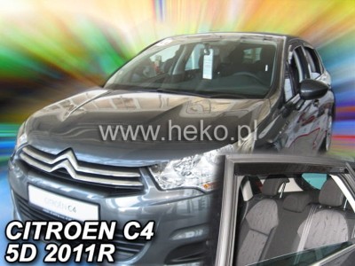 Ανεμοθραύστες Heko για Citroen C4 II (2010-2017) 5 πορτο - 4 τμχ. εμπρός και πίσω