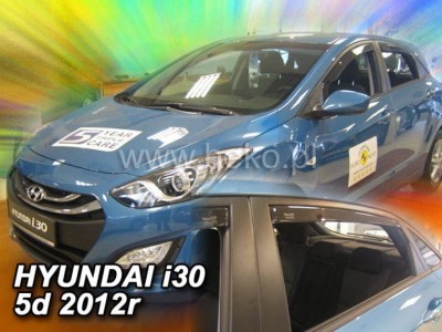 Ανεμοθραύστες Heko για Hyundai i30 II (2012-2017) hatchback - 4 τμχ. εμπρός και πίσω Ανεμοθραύστες Heko για Hyundai i30 II (2012-2017) hatchback - 4 τμχ. εμπρός και πίσω