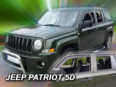 Ανεμοθραύστες Heko για Jeep Patriot (2006-2017) 5 πορτο - 4 τμχ. εμπρός και πίσω