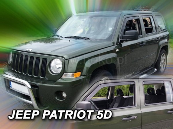 Ανεμοθραύστες Heko για Jeep Patriot (2006-2017) 5 πορτο - 4 τμχ. εμπρός και πίσω