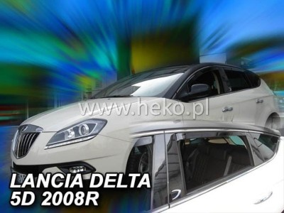 Ανεμοθραύστες Heko για Lancia Delta (2008-2014) 5 πορτο - 4 τμχ. εμπρός και πίσω