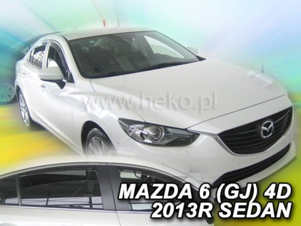 Ανεμοθραύστες Heko για Mazda 6 III (2013-2024) sedan - 4 τμχ. εμπρός και πίσω Ανεμοθραύστες Heko για Mazda 6 III (2013-2024) sedan - 4 τμχ. εμπρός και πίσω