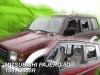 Ανεμοθραύστες Heko για Mitsubishi Pajero II (1991-1999) 5 πορτο - 4 τμχ. εμπρός και πίσω
