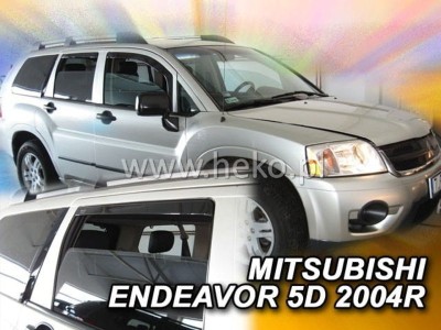 Ανεμοθραύστες Heko για Mitsubishi Endeavor (2004+) 5 πορτο - 4 τμχ. εμπρός και πίσω