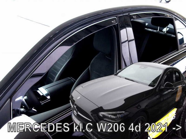 Ανεμοθραύστες Heko για Mercedes C W206 4D (2021+) Sedan - 4 τμχ. εμπρός και πίσω