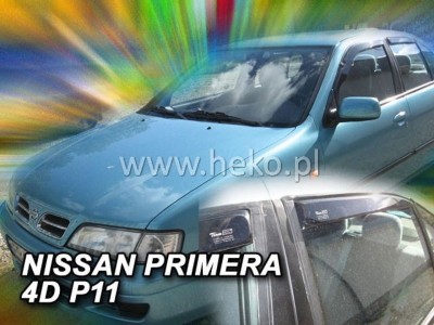 Ανεμοθραύστες Heko για Nissan Primera P11 (1996-2002) sedan - 4 τμχ. εμπρός και πίσω