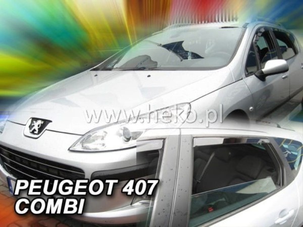 Ανεμοθραύστες Heko για Peugeot 407 combi (2004-2011) - 4 τμχ. εμπρός και πίσω Ανεμοθραύστες Heko για Peugeot 407 combi (2004-2011) - 4 τμχ. εμπρός και πίσω