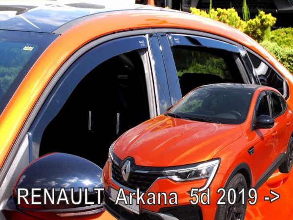 Ανεμοθραύστες Heko για Renault Arkana 5D (2019+) - 4 τμχ. εμπρός και πίσω Ανεμοθραύστες Heko για Renault Arkana 5D (2019+) - 4 τμχ. εμπρός και πίσω