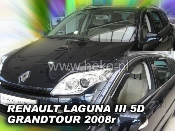 Ανεμοθραύστες Heko για Renault Laguna III Grandtour (2007-2015) - 4 τμχ εμπρός και πίσω