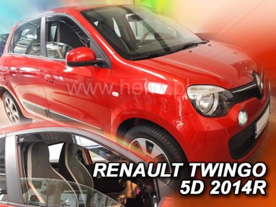 Ανεμοθραύστες Heko για Renault Twingo III (2014-2024) 5 πορτο - 2 τμχ εμπρός
